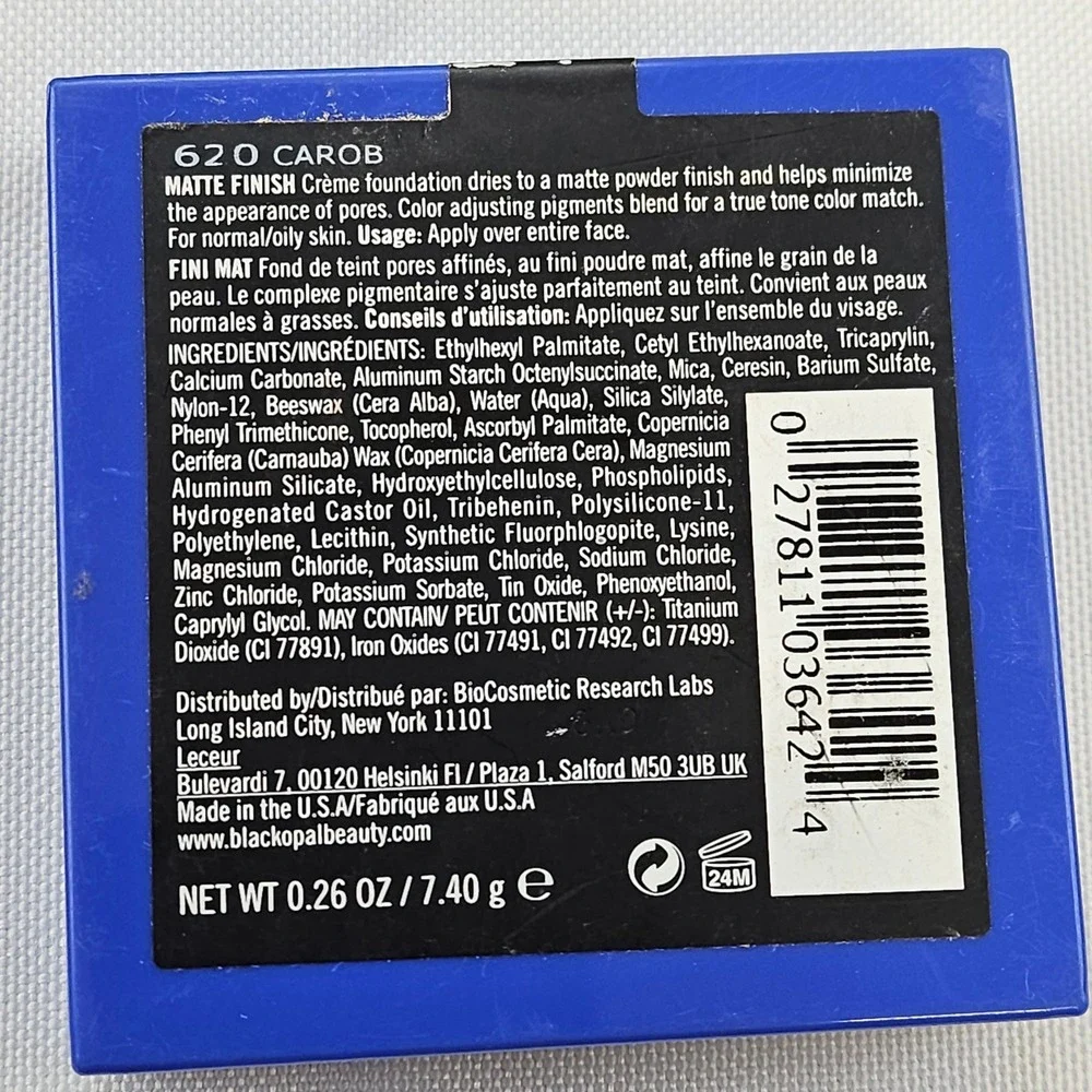 Black Opal True Color Pore Perfecting Powder Foundation 620 Carob Matte 4 Pack